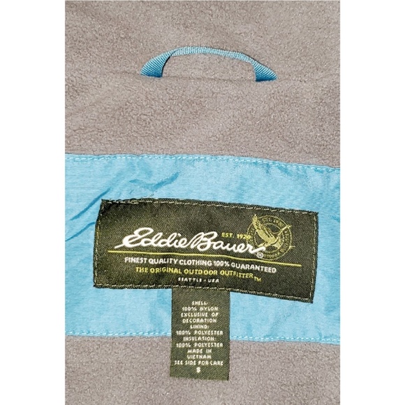 Eddie Bauer Coat-Jaket Vintage Color Aqua Womans - Picture 6 of 8